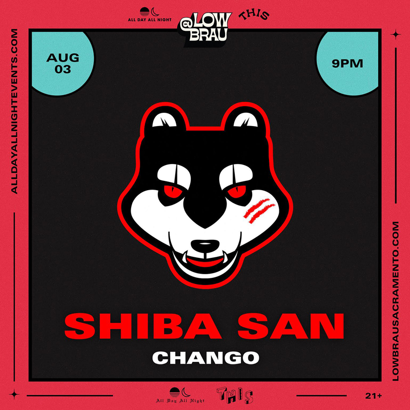 Shiba San event graphic